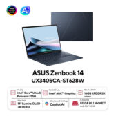 Laptop ASUS Zenbook 14 UX3405CA-ST628W (Ultra 5 225H | 16GB | 512GB | Intel® Arc™ Graphics | 14.0inch 3K OLED | Win 11 | Xanh)