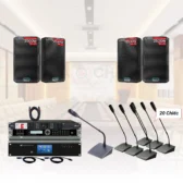 Hệ thống âm thanh phòng họp, hội nghị 04 - 21 mic (TF-M03300, TF-3300P, TS-0308, Alto TS412,…)
