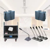 Hệ thống hội thảo không dây phòng họp 40m2 (ITC T-775P, ITC TS-W310A, ITC T-120DTB,...)