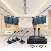Hệ thống Âm thanh thông báo hội thảo hội nghị phòng họp 03 (17 micro)
