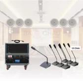 Hệ thống âm thanh phòng họp, hội thảo lắp loa âm trần ITC 02 (50-70m2)