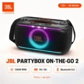Loa JBL PartyBox On The Go 2 (100W, Pin 15h, Kèm 2 micro)