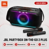 Loa JBL PartyBox On The Go 2 Plus (100W, Pin 15h, Kèm 2 micro)