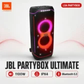 Loa JBL PartyBox Ultimate (1100W, IPX4, Bluetooth 5.3)
